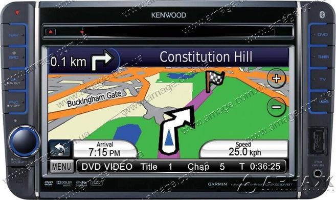 Автомагнитола Kenwood DNX-520VBT с GPS и Bluetooth