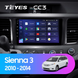 Штатная магнитола Teyes CC3 6+128 Gb 360° Toyota Sienna 3 XL30 2010 - 2014 (B) 9"