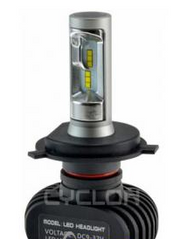 LED лампа Cyclone LED H4 Hi/Low 5000K 4000Lm type9 v2