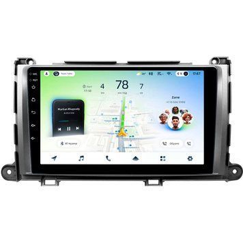Штатна магнітола Teyes CC4L 6+64 Gb Toyota Sienna 3 XL30 2010 - 2014 9"