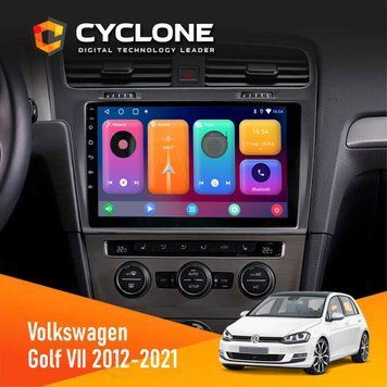 Штатна магнітола CYCLONE Volkswagen Golf 2012-2021 Silver C10-001 2/32