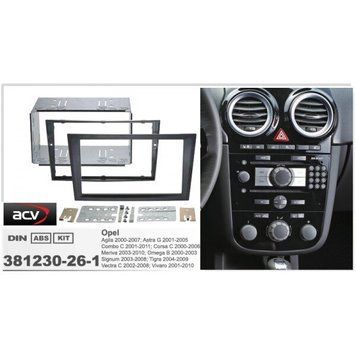 Рамка переходная ACV 381230-26-1 Opel Agila/ Comb/ Corsa/ Meriva/ Omega B/ Vectra C/ Vivaro 01-10