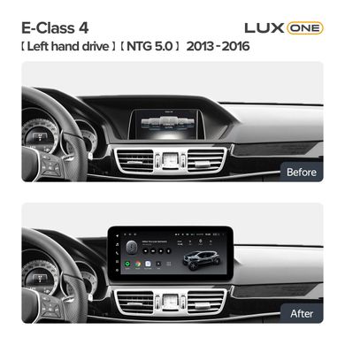 Штатна магнітола Teyes LUX ONE 6+128 Gb Mercedes Benz E-Class 4 W212 S207 A207 S212 C207 NTG 5.0 2013-2016