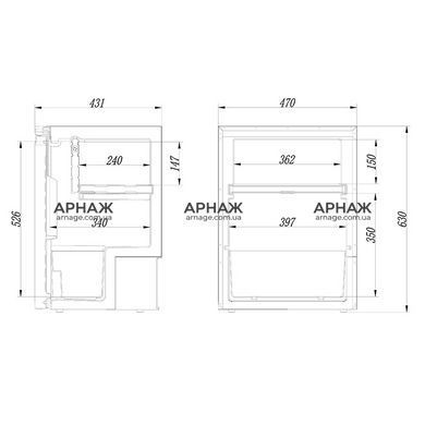 Автохолодильник Brevia 22815 65л (компрессор LG)