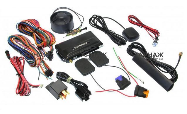 Автосигналізація Eurosec GN8 US2 GSM GPS 2 мітки + датчик об'єму