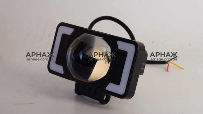Led лінзи модульні DriveX WL STM-15 40W 10-80V 6000K W+R DRL 2шт