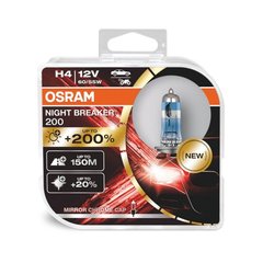 Автомобильные лампы Osram 64193NB200-HCB H4 Night Breaker +200% 60/55W 12V P43T HardDuopet