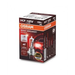 Галогенная лампа Osram H7 64210NBS Night Breaker Silver +100 55W 12V PX26d