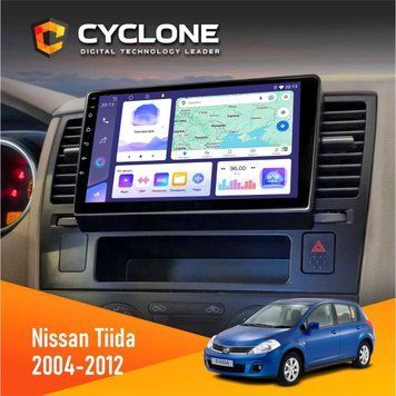 Штатная магнитола CYCLONE Nissan Tiida 2004-2012 C9-012 4/64 DSP 4G
