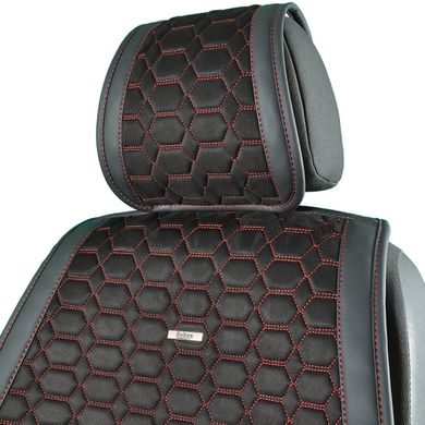 Накидки на сидіння Beltex Monte Carlo black-red комплект