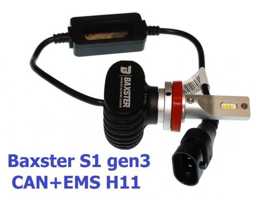 Світлодіодні автолампи Baxster S1 gen3 H11 5000K CAN + EMS