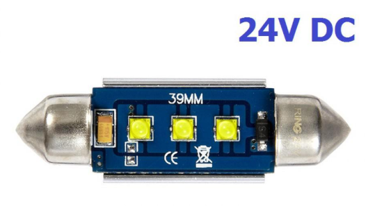 LED Габариты Ring C5W 24V 242 S8.5D гирлянда RB2426LED (7244)
