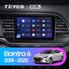 Штатна магнітола Teyes CC3 2K 4+64 Gb Hyundai Elantra 6 2018-2020 (B) 9"