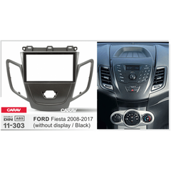 Рамка перехідна Carav 11-303 Ford Fiesta 2008->2017 2-DIN