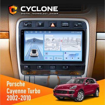 Штатна магнітола CYCLONE Porsche Cayenne Turbo 2002-2010 C9-012 4/64 DSP 4G