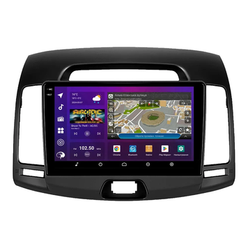 Штатная магнитола Phantom DVA-2K9 ProMax 4G 360&deg; 8+128 Hyundai Elantra (HD) 2006-2010