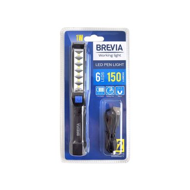 Фонар інспекційний Brevia 11210 LED Pen Light 6SMD+1W LED 150lm