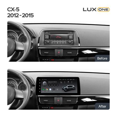Штатная магнитола Teyes LUX ONE 4+32 Gb Mazda CX5 CX-5 CX 5 1 KE 2012-2015 (A) 12.3"