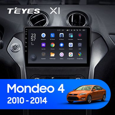 Штатна магнітола Teyes X1 2+32Gb Wi-Fi Ford Mondeo 4 2011-2014 10"