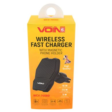 Держатель телефона Voin WCV-7008D беспроводная зарядка