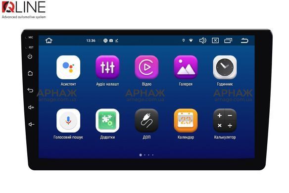 Автомагнитола QLine AMR-1033Pro DSP Android 12 3/32 10"