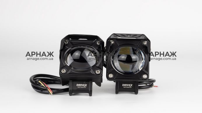 Led лінзи модульні DriveX WL STM-04 15W 12-80V 6K/3K W+Y DRL 2шт