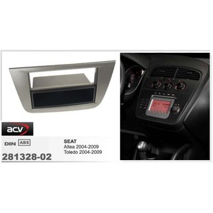 Рамка перехідна ACV 281328-02 Seat Altea 2004. Seat Toledo 2005 (champagne)