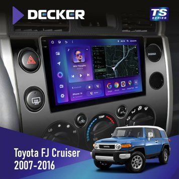 Штатна магнітола DECKER Toyota FJ Cruiser 2007-2016 TS TS9-003 4x64. DSP 4G. 2k