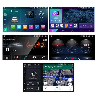 Автомагнітола Cyclone P10-002 (4x64 DSP) Android 13.0 CarPlay Qled 4G