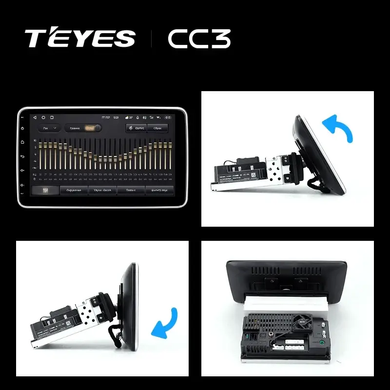 Автомагнітола Teyes CC3 4+32 Gb (10") 1 din (поворотна)