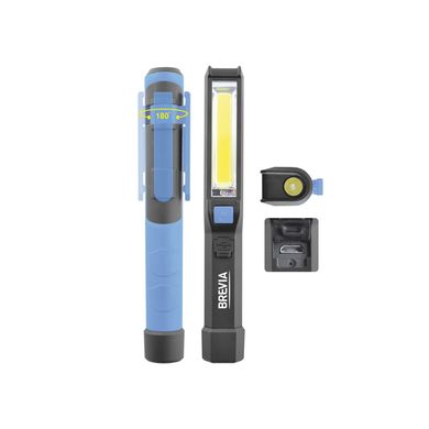 Фонарь инспекционный Brevia 11220 LED Pen Light 2W COB+1W LED 150lm