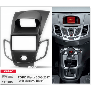 Рамка перехідна Carav 11-305 Ford Fiesta 2008->2017 2-DIN