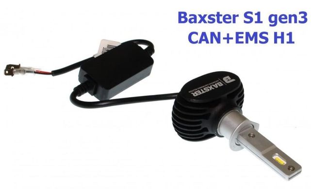 Світлодіодні автолампи Baxster S1 gen3 H1 5000K CAN + EMS