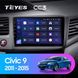 Штатна магнітола Teyes CC3 6+128 Gb 360° Honda Civic 9 FB FK FD 2011-2015 9"