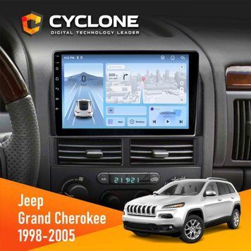 Штатная магнитола CYCLONE Jeep Grand Cheroke 1998-2005 C9-012 4/64 DSP 4G