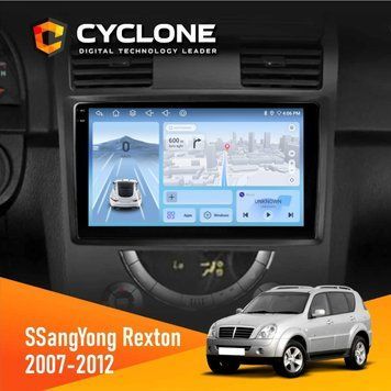 Штатна магнітола CYCLONE SsangYong Rexton 2007-2012 C9-012 4/64 DSP 4G