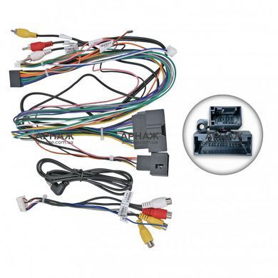 Комплект рамка+проводка QIV Mazda BT-50 2012-2017 9"
