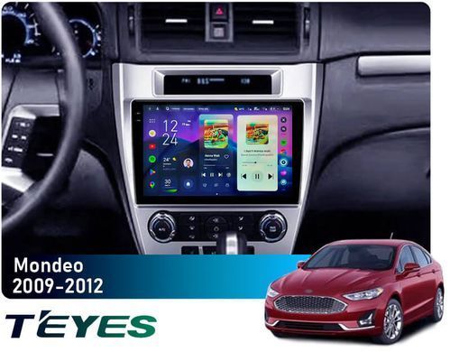 Штатная магнитола Teyes CC4 2K 8+128 Gb Ford Mondeo (F3) (US EDITION) 2009-2012 10"