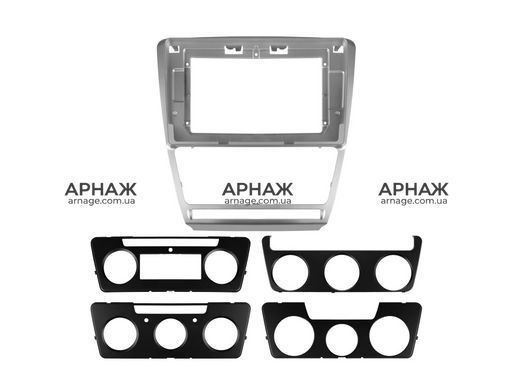 Штатна магнітола Teyes CC3 2K 4+64 Gb Skoda Octavia 2 A5 2008-2013 10" silver