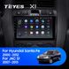 Штатная магнитола Teyes X1 2+32Gb Wi-Fi Hyundai Santa Fe SM 2000-2012 For JAC S1 (Rein) 1 2007-2013 9"