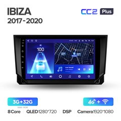 Штатна магнітола Teyes CC2L-PLUS 2+32 Gb Seat Ibiza 2017-2020