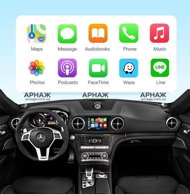 Беспроводной CarPlay и AndroidAuto для Mercedes-Benz SL-Class W231 2012-2015 (NTG 4.5 / 4.7 System)