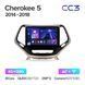 Штатна магнітола Teyes CC3 6GB+128GB 4G+WiFi Jeep Cherokee (2014-2018)