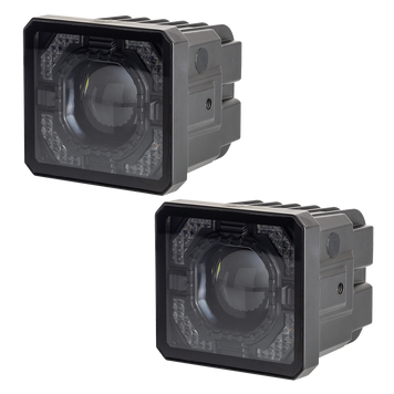 Led лінзи модульні DriveX WL STM-01 26/36W 12-80V 6000K W+Y DRL 2шт