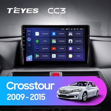 Штатная магнитола Teyes CC3 6+128 Gb 360° Honda Crosstour 1 TF (1 Din) 2009-2015 10"