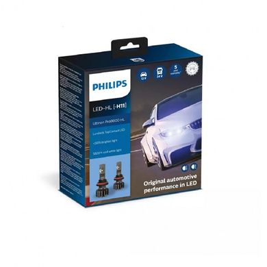 Светодиодные автолампы Philips H11 11362U90CWX2 LED Ultinon Pro9000 +250% 12/24V