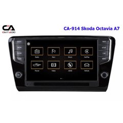 Штатная магнитола CraftAudio CA-914 Skoda Octavia A7