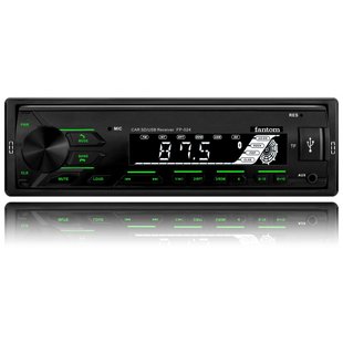 Автомагнітола Fantom FP-024 Black/Green