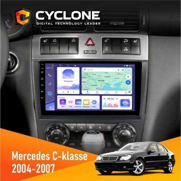 Штатна магнітола CYCLONE Mercedes-Benz C-Class (W203) 2004-2007 AMP C9-011 4/64. DSP