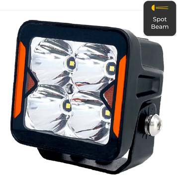 LED фара Drive-X WL SQ-101 DLX 3" DB+DRL 4L-20W OSR